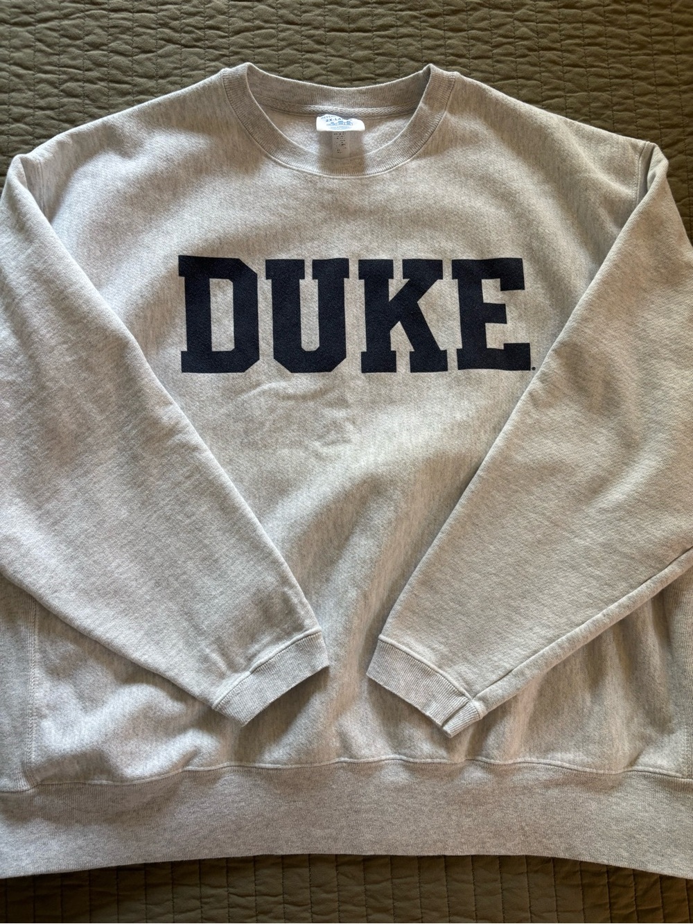 Champion DUKE💙🤍 Crewneck Sweatshirt - Collegiate Pullover